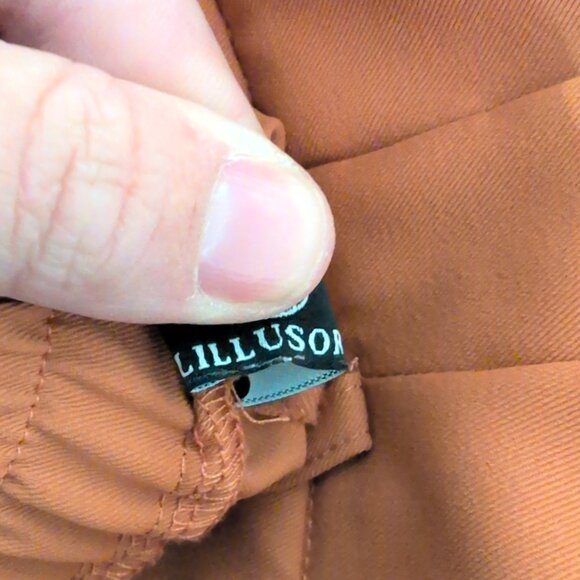 Lillusory Orange Wide-Leg‎ Pants  Size L - Picture 4 of 11